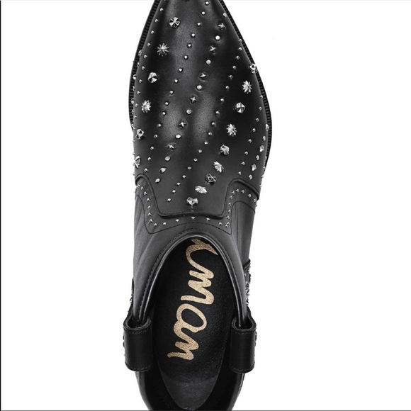 Sam Edelman Studded Leather Booties - Picture 4 of 8
